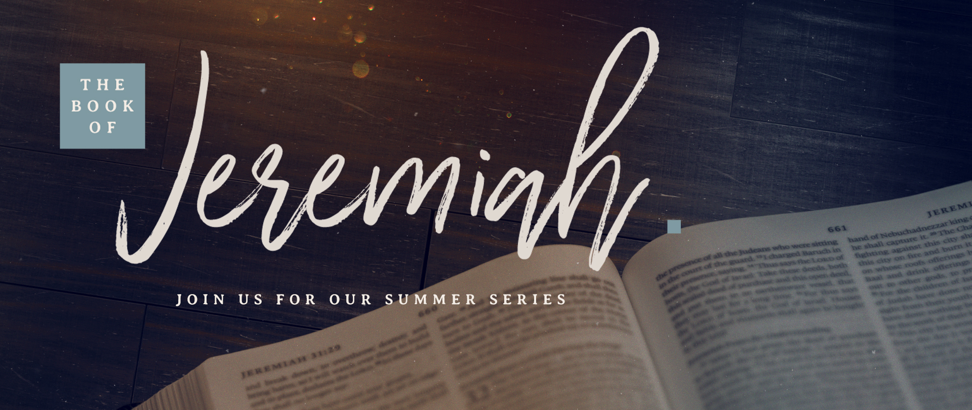 The Book Of Jeremiah Calvary Church